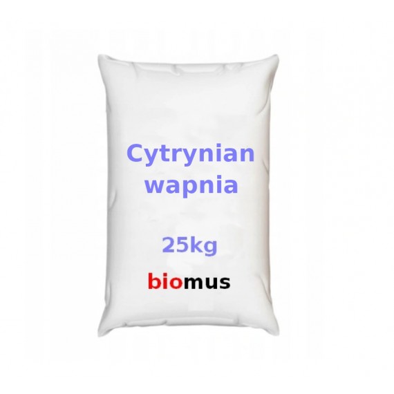 Cytrynian wapnia 25kg
